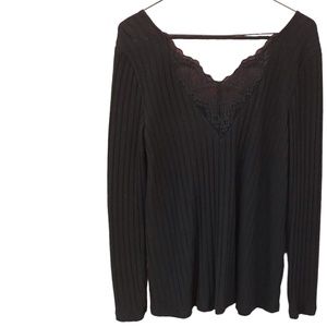NWT Daytrip XS Long Sleeve Lace Top Buckle